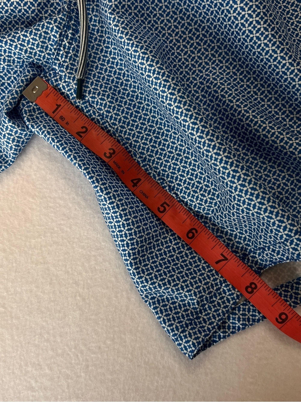 Ted Baker London The Worlds Your Lobster Swim Trunks Blue White Size 5 Large - Picture 7 of 10
